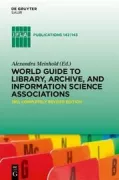 Copertina libro <b>World guide to library, archive, and information science associations</b>