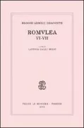 Copertina libro <b>Blossii Aemilii Dracontii Romulea 6.-7</b>