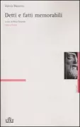Copertina libro <b>Detti e fatti memorabili</b>