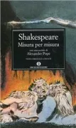 Copertina libro <b>Misura per misura<br></b>(titolo originale o altro titolo: <i>Measure for measure</i>)