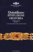 Copertina libro <b>Istituzione oratoria</b>