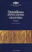 Copertina libro <b>Istituzione oratoria</b>