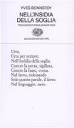 Copertina libro <b>Nell'insidia della soglia<br></b>(titolo originale o altro titolo: <i>Dans le leurre du seuil</i>)