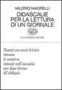 Copertina libro <b>Didascalie per la lettura di un giornale</b>