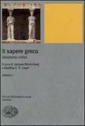 Copertina libro <b>Il sapere greco</b>