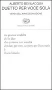 Copertina libro <b>Duetto per voce sola</b>