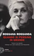 Copertina libro <b>Quando si pensava in grande</b>