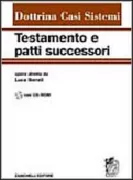 Copertina libro <b>Testamento e patti successori</b>
