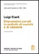 Copertina libro <b>Disposizioni penali in materia di società e di consorzi</b>