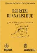 Copertina libro <b>Esercizi di analisi due</b>