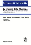 Copertina libro <b>La riforma della filiazione</b>