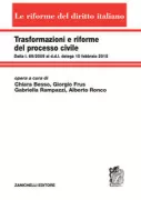 Copertina libro <b>Trasformazioni e riforme del processo civile</b>