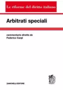 Copertina libro <b>Arbitrati speciali</b>