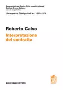 Copertina libro <b>Dell'interpretazione del contratto</b>