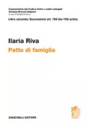 Copertina libro <b>Del patto di famiglia</b>
