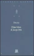 Copertina libro <b>Ultime lettere di Jacopo Ortis</b>