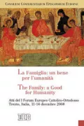Copertina libro <b>La famiglia: un bene per l'umanità</b>