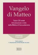 Copertina libro <b>Vangelo di Matteo</b>