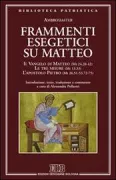 Copertina libro <b>Frammenti esegetici su Matteo</b>