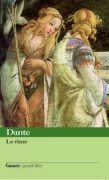 Copertina libro <b>Le rime<br></b>(titolo originale o altro titolo: <i>Rime</i>)