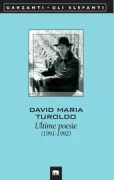 Copertina libro <b>Ultime poesie</b>