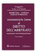 Copertina libro <b>Commentario breve al diritto dell'arbitrato nazionale ed internazionale</b>
