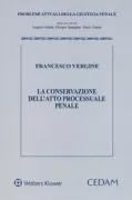 Copertina libro <b>La conservazione dell'atto processuale penale</b>