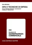 Copertina libro <b>Opa e tecniche di difesa</b>