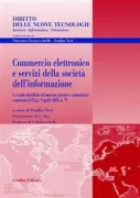 Copertina libro <b>Commercio elettronico e servizi della società dell'informazione</b>