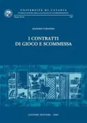 Copertina libro <b>I contratti di gioco e scommessa</b>