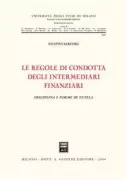 Copertina libro <b>Le regole di condotta degli intermediari finanziari</b>