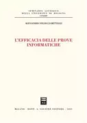 Copertina libro <b>L'efficacia delle prove informatiche</b>
