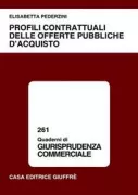 Copertina libro <b>Profili contrattuali delle offerte pubbliche d'acquisto</b>