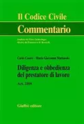 Copertina libro <b>Diligenza e obbedienza del prestatore di lavoro</b>