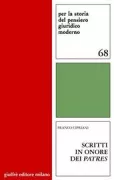 Copertina libro <b>Scritti in onore dei patres</b>