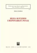 Copertina libro <b>Delega di funzioni e responsabilità penale</b>