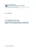 Copertina libro <b>Le unioni civili nel diritto internazionale privato</b>