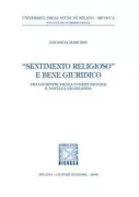 Copertina libro <b>Sentimento religioso e bene giuridico</b>
