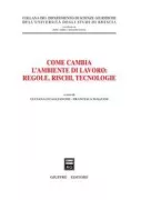 Copertina libro <b>Come cambia l'ambiente di lavoro: regole, rischi, tecnologie</b>