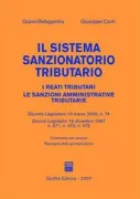 Copertina libro <b>Il sistema sanzionatorio tributario</b>