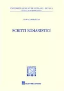Copertina libro <b>Scritti romanistici</b>