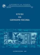 Copertina libro <b>Studi per Giovanni Nicosia</b>