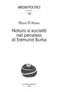 Copertina libro <b>Natura e società nel pensiero di Edmund Burke</b>