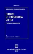 Copertina libro <b>Codice di procedura civile e norme complementari</b>