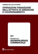 Copertina libro <b>Operazioni finanziarie nell'attività di direzione e coordinamento</b>
