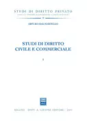 Copertina libro <b>Studi di diritto civile e commerciale</b>