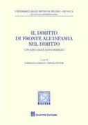 Copertina libro <b>Il diritto di fronte all'infamia nel diritto</b>