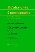 Copertina libro <b>La prescrizione</b>