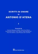 Copertina libro <b>Scritti in onore di Antonio D'Atena</b>
