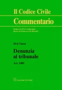 Copertina libro <b>Denunzia al tribunale</b>